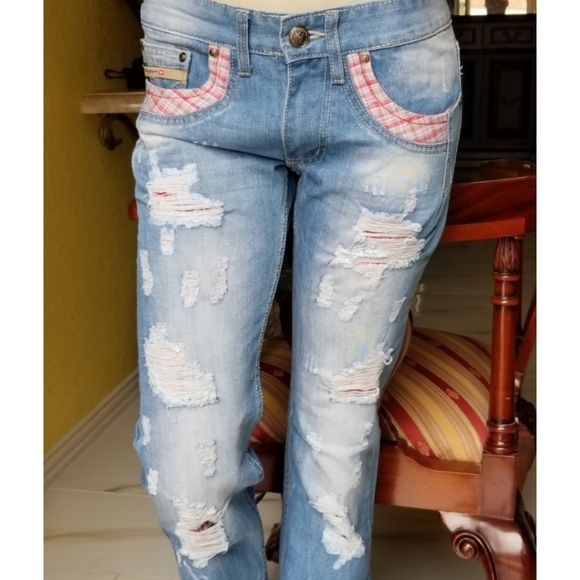 Diesel  Only the Brave Rare check jeans * Size 30 - Picture 1 of 8